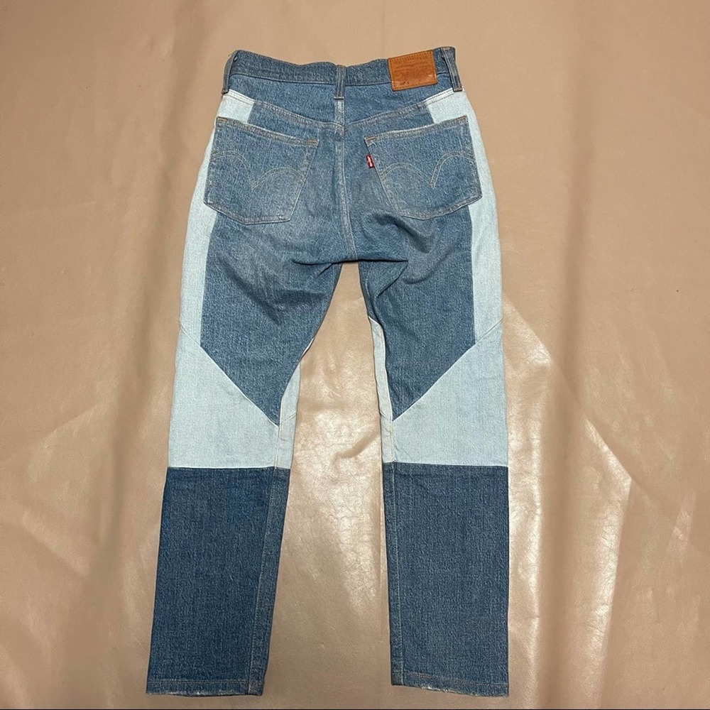 Levi’s 501 Patches Button fly slim straight Jeans - Picture 9 of 12